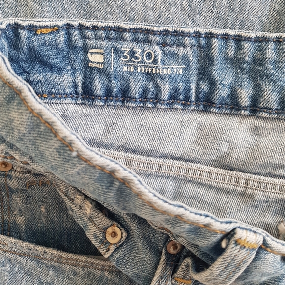 G-Star Raw 3301 Patchwork Boyfriend Jeans - Picture 5 of 6